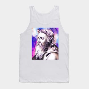 Heraclitus Pink Portrait | Heraclitus Artwork 7 Tank Top